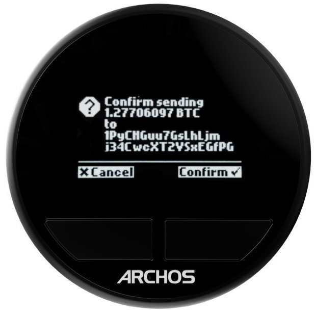 image or archos safe-t crypto wallet